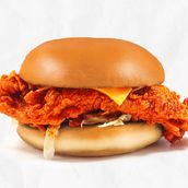 Fire Bird Nashville spicy burger 
