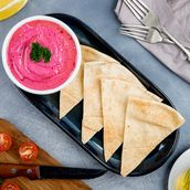 hummus beetroot - appetizer