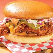 Spicy Nash Chicken Burger