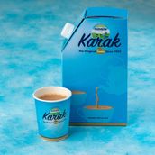 Rainbow Karak Tea