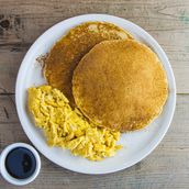  Classic Pancake With Eggs 