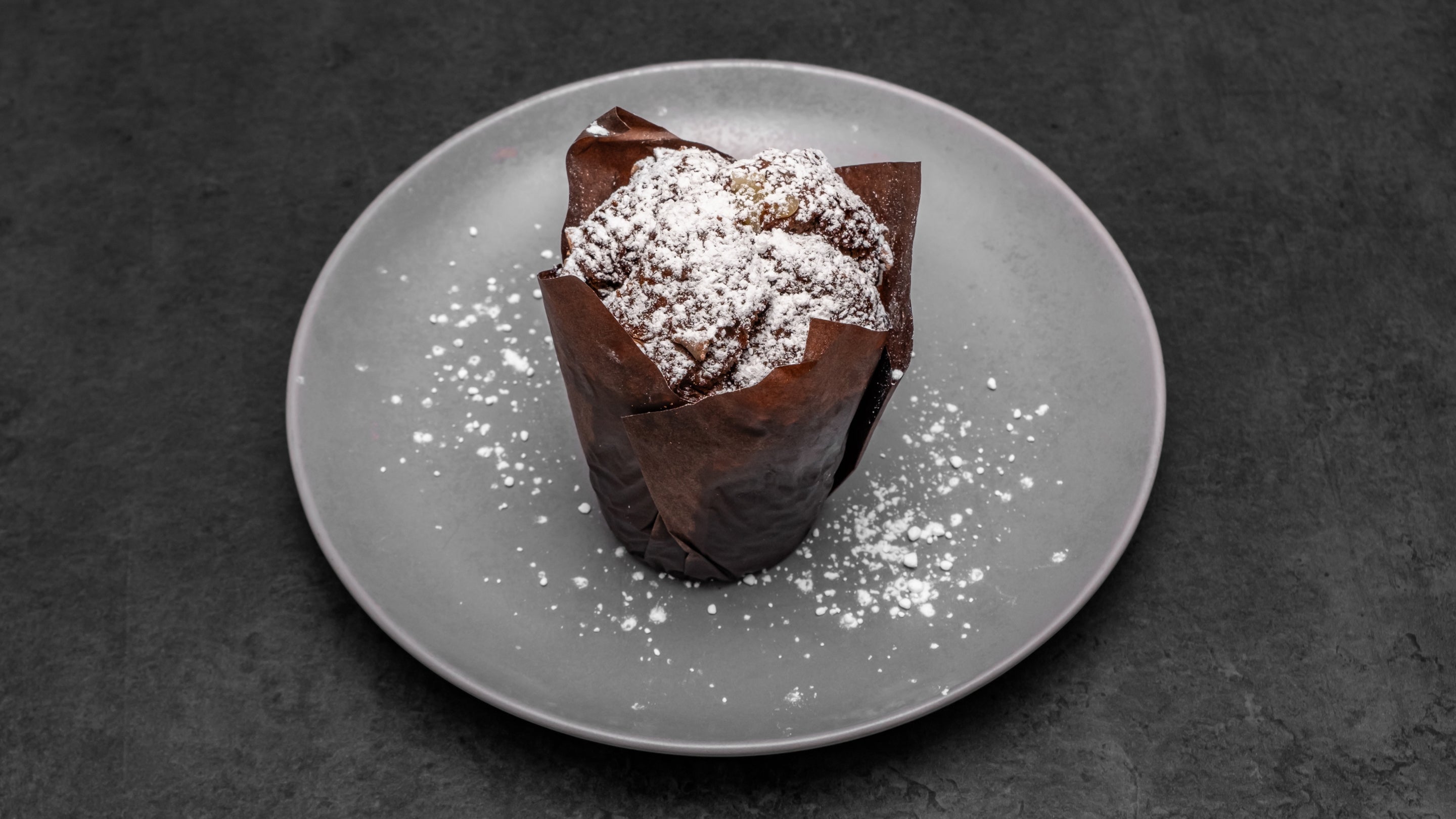 Chocolate and Custard Muffin