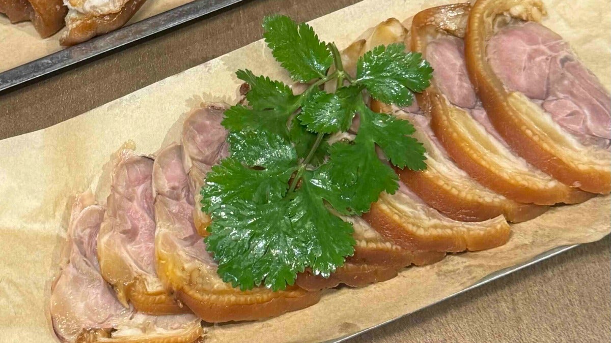Braised Pork Knuckle Slices 酱扒肘子