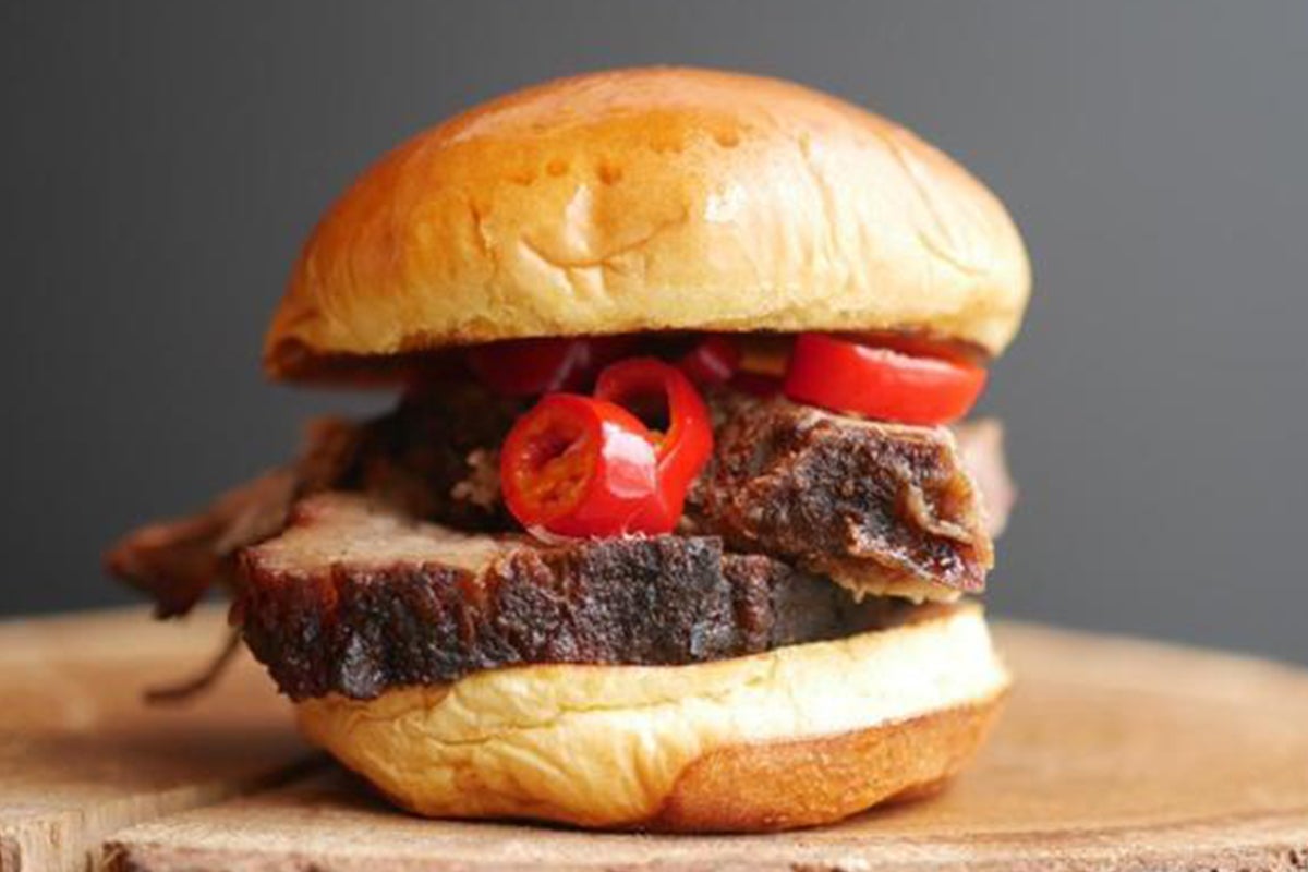 BBQ Smoked Brisket Bun