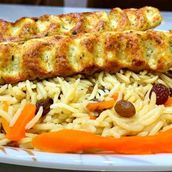 Chicken Kabab With Rice
