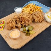Broasted Meal (4pcs)
