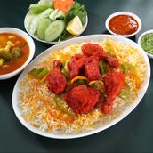 Chicken 65 With Rice