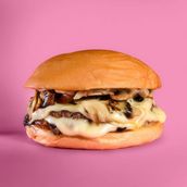 Pinky Mushroom Burger