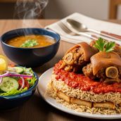 Egyptian Fatteh with Knuckles 