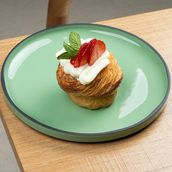 Strawberry Cheesecake Cup Croissant	