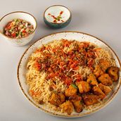 Qabuli Polaw with Chicken Boti
