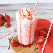 Strawberry frappe