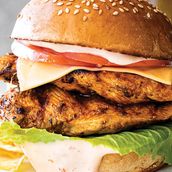 XX Big Chicken Grill Burger Combo