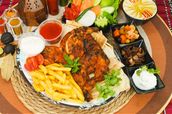 Grilled Chicken with Bread