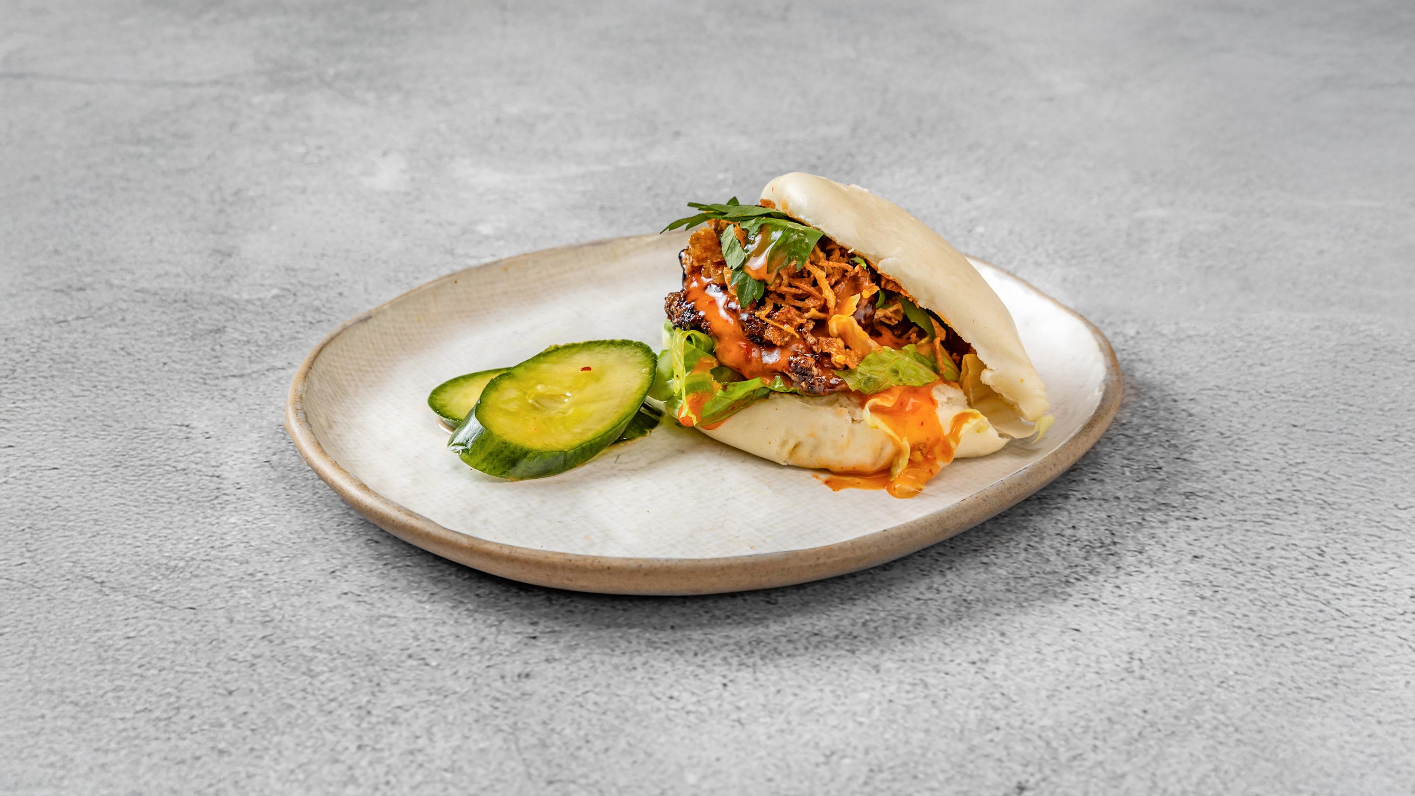 Black Pepper Steak Bao