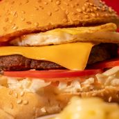 Beef Burger with egg 