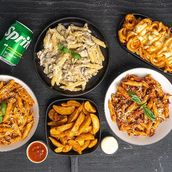3 Pasta, 2 Starter, And 3 Drinks