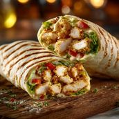 Crispy chicken wrap