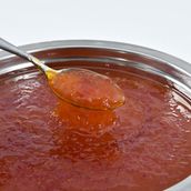 Sago with saffron