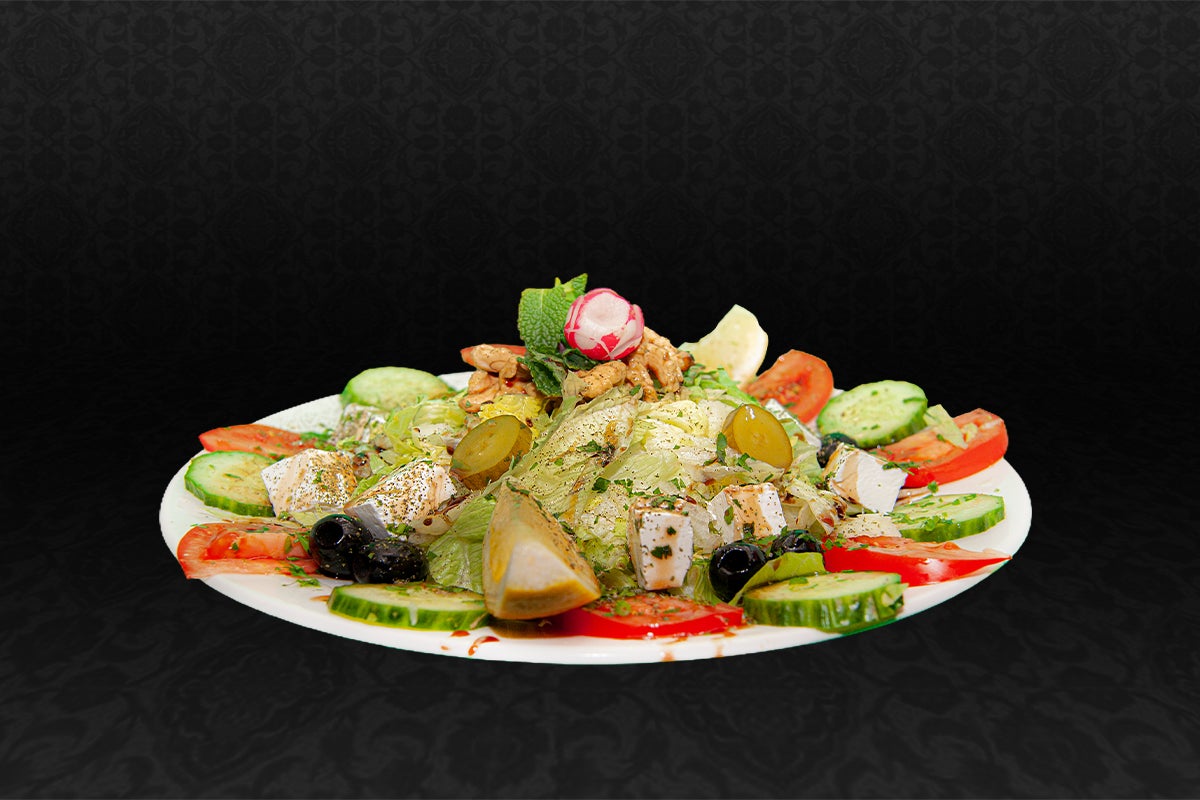 Persian Salad with Cheese