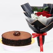 Scarlet Grace With Truffle Cake 4 Portions