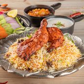 Tandoori Chicken Biryani - Serves 1