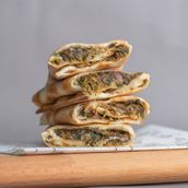 Spinach Manoushe