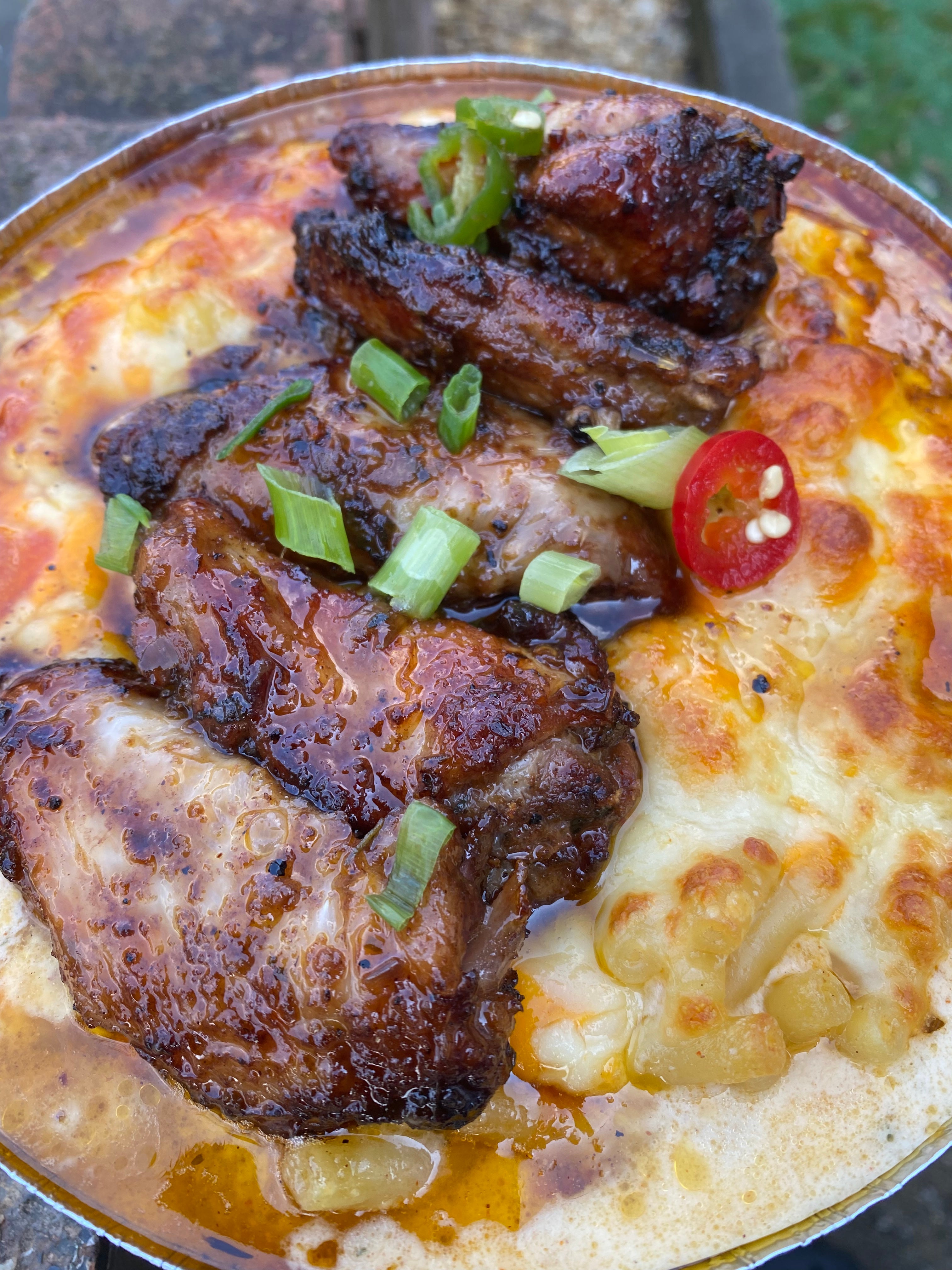 Mac and Cheese and Wings