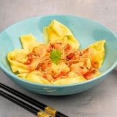Prawns Chilli Wonton With Chili