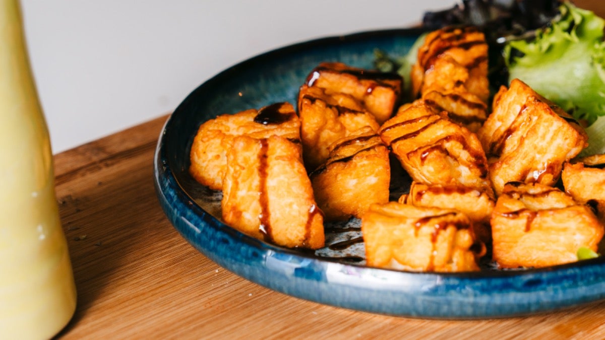 Fried Halloumi with Greek Honey