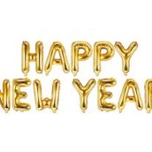 Happy New Year Gold Color Wall Decor