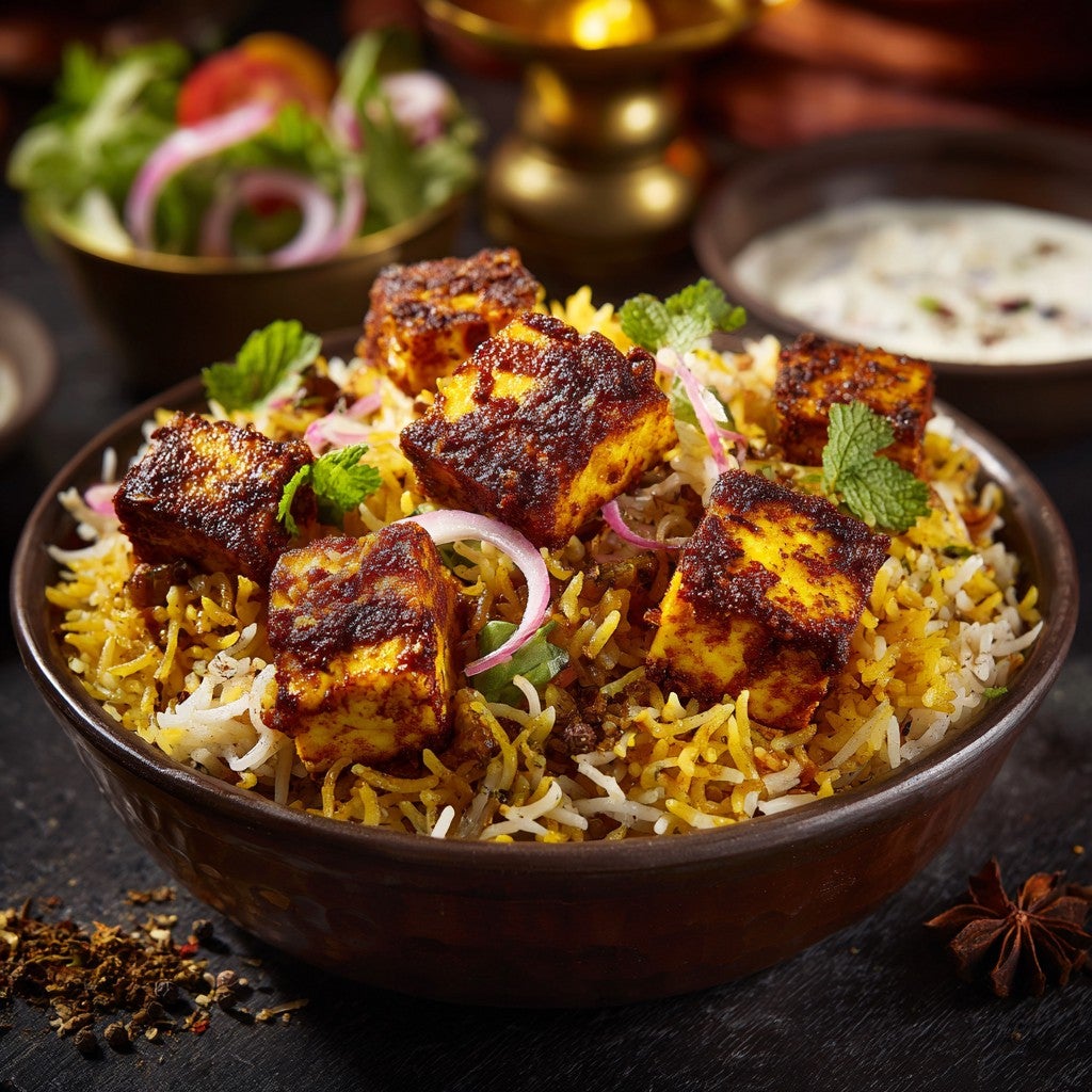 Paneer Tikka Biryani 