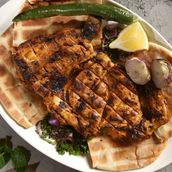 1/2 Chicken On Charcoal