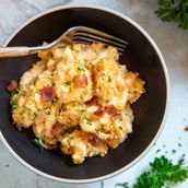 Beef Bacon Mac & Cheese