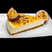 Passion Fruit Cheese Cake Slice