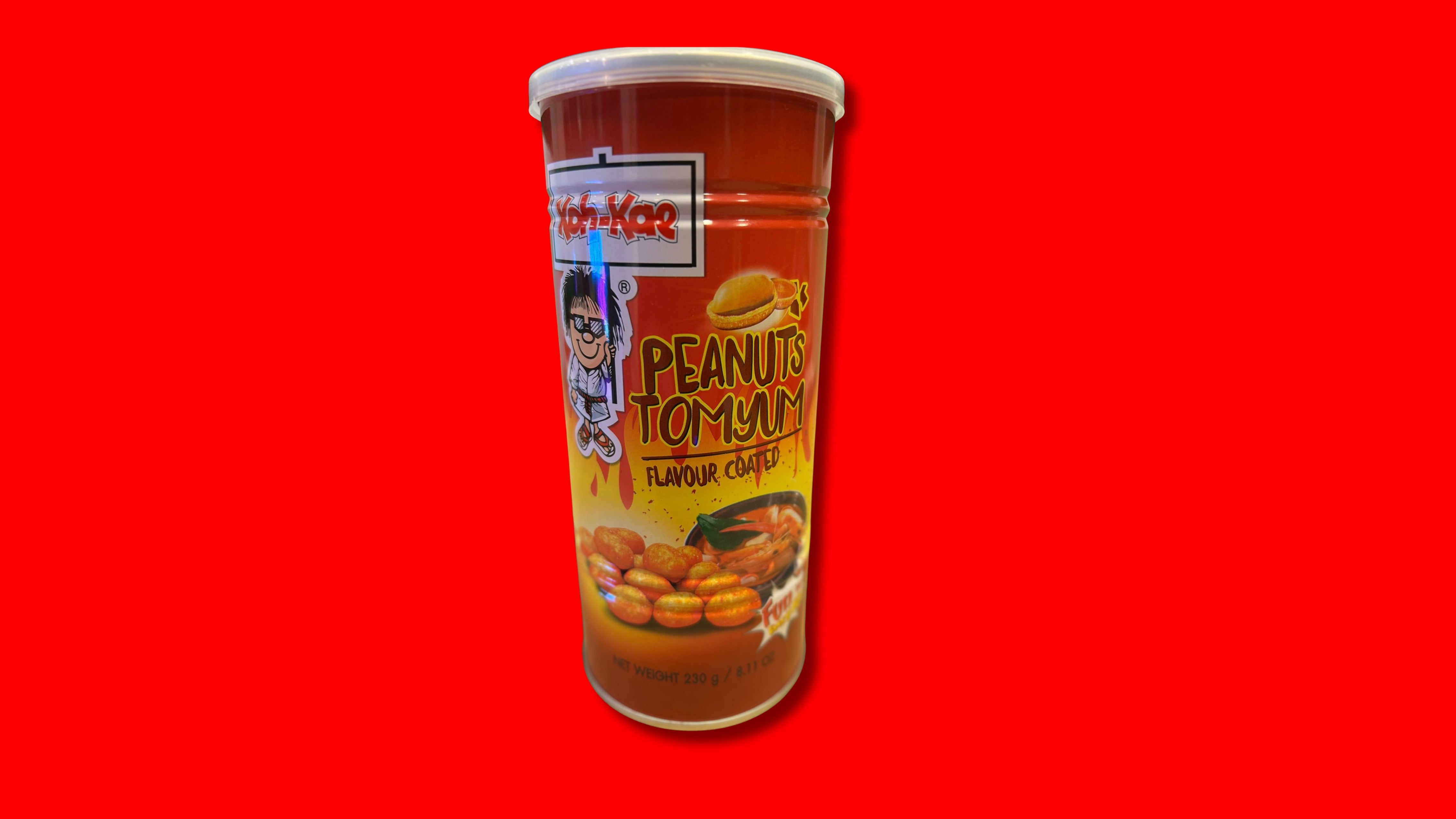 Koh-Kae Peanuts - Tom Yum Peanuts (230g cans)