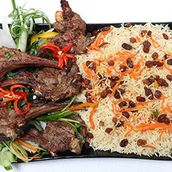 Grilled Ribs With Rice