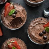 Coconut Mousse au Chocolate
