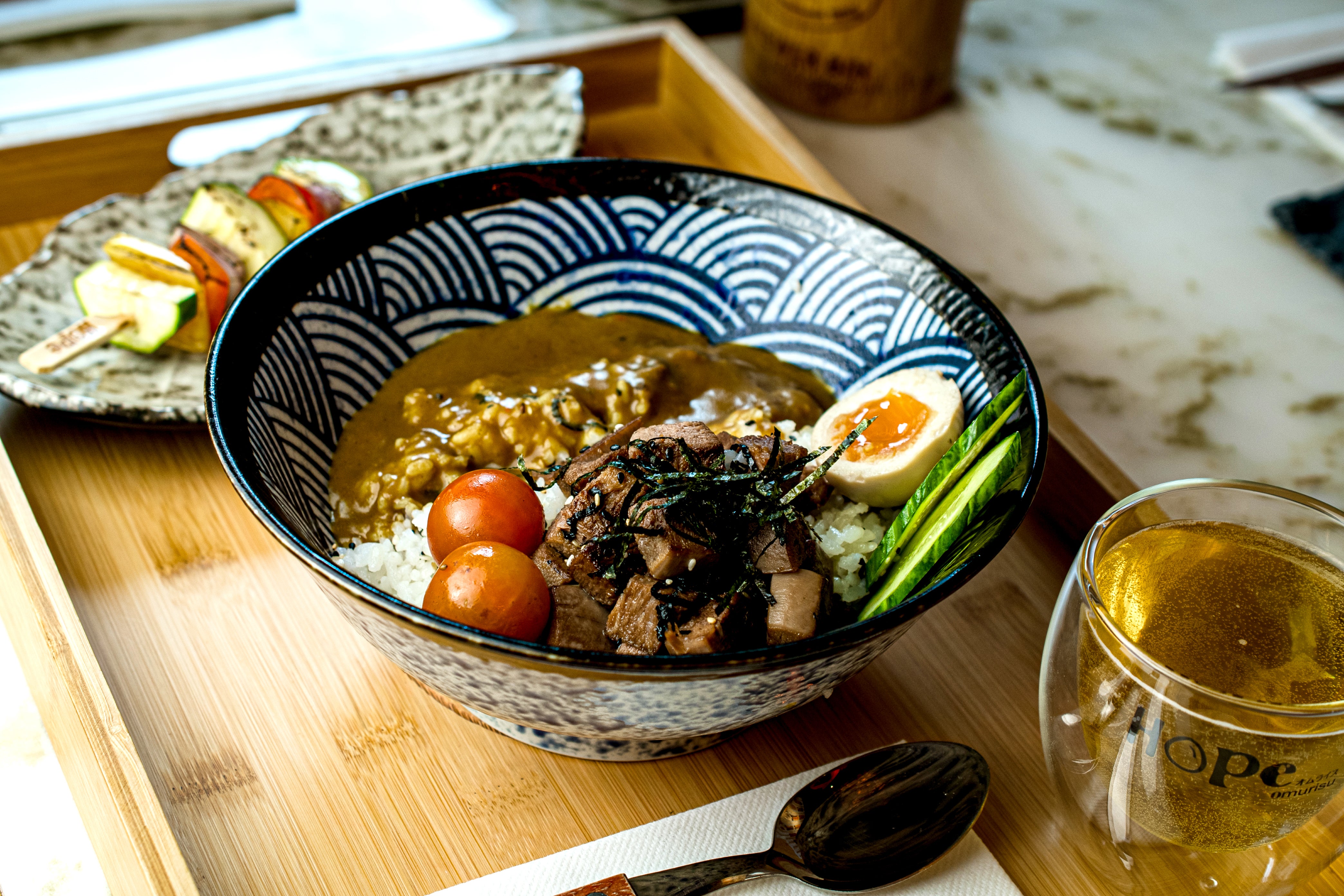 Curry Ox Tongue Rice