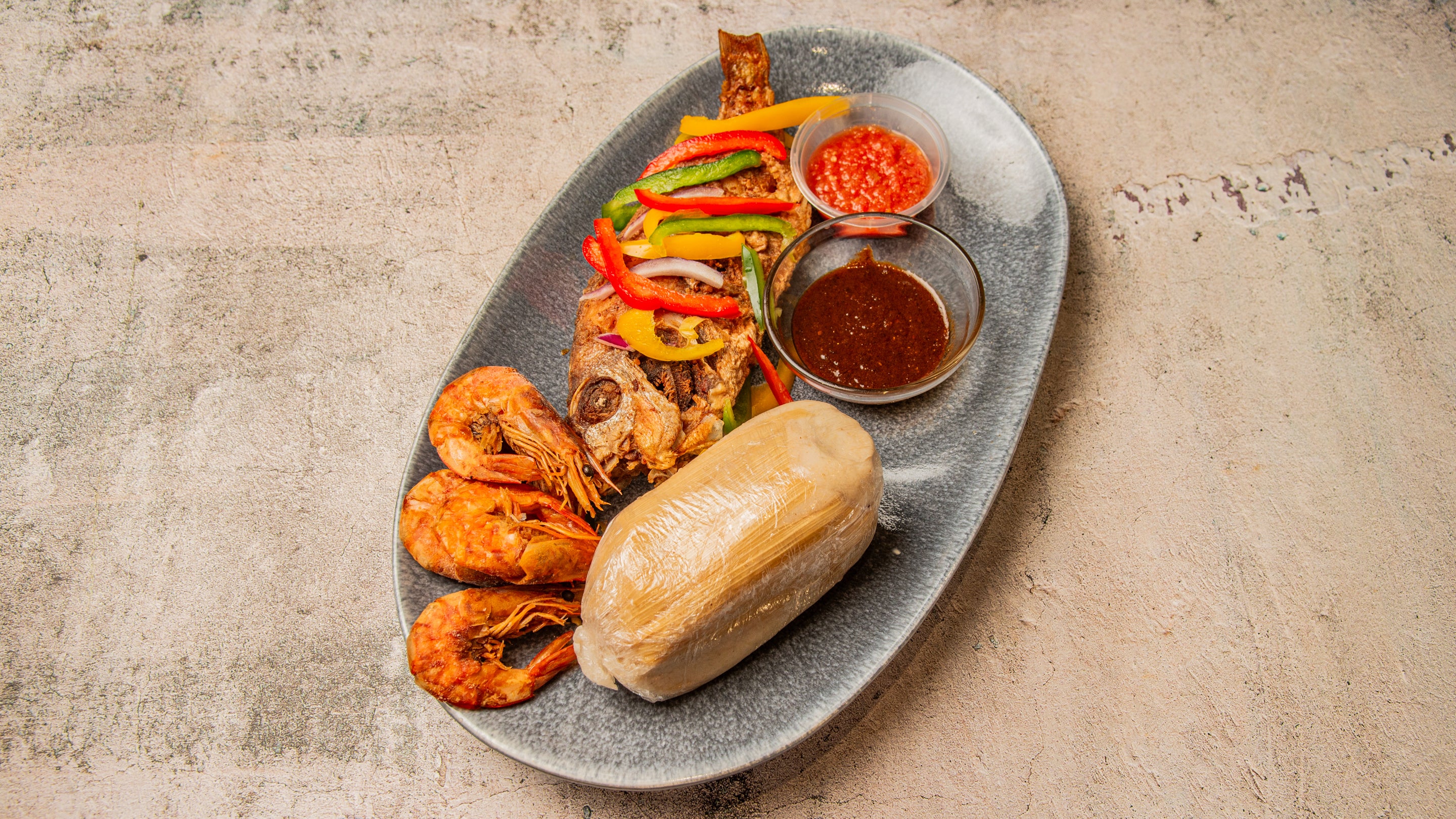 Snapper Fish and Ga Kenkey