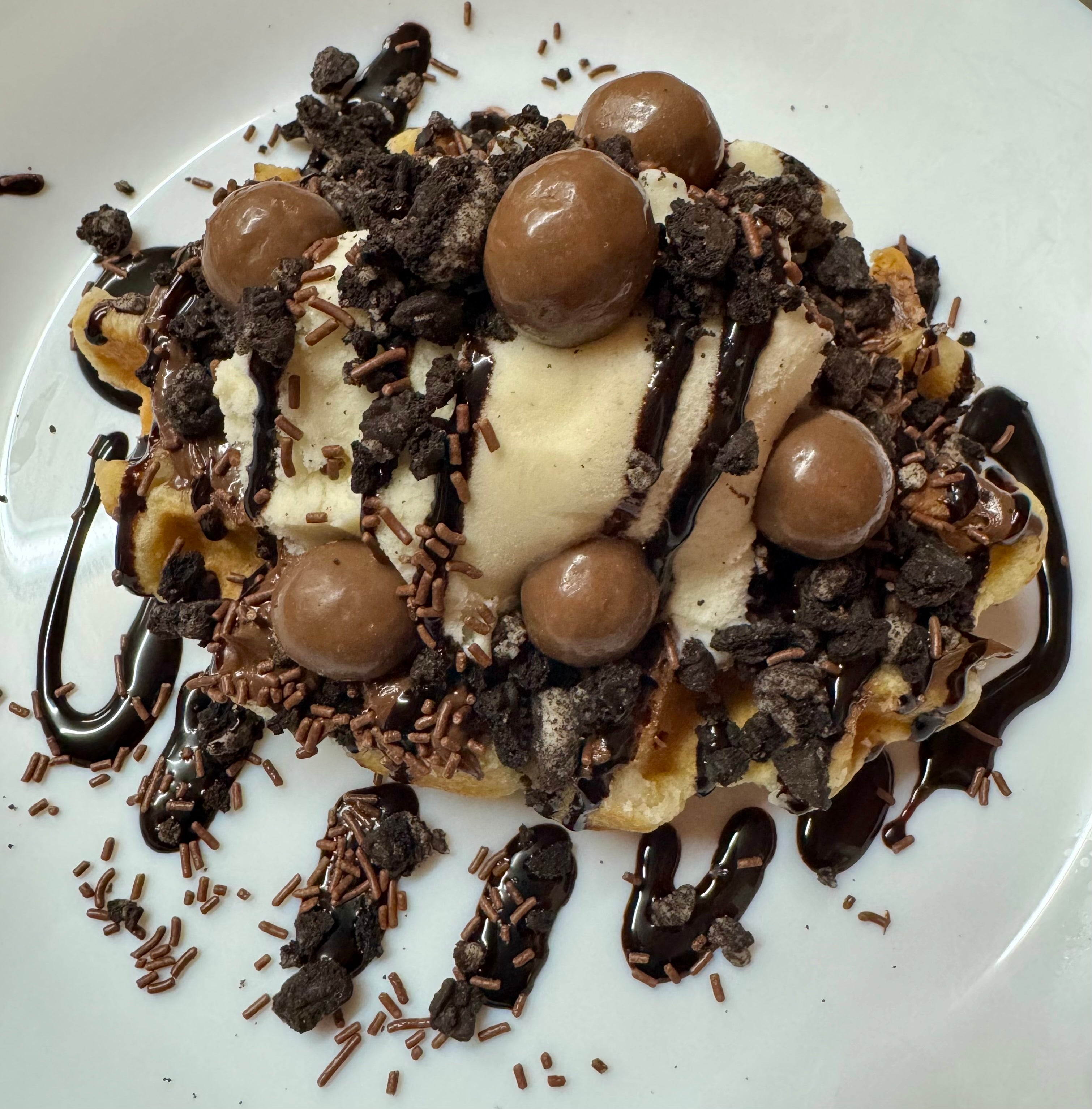 Alfie’s Glorious Chocolate Waffle