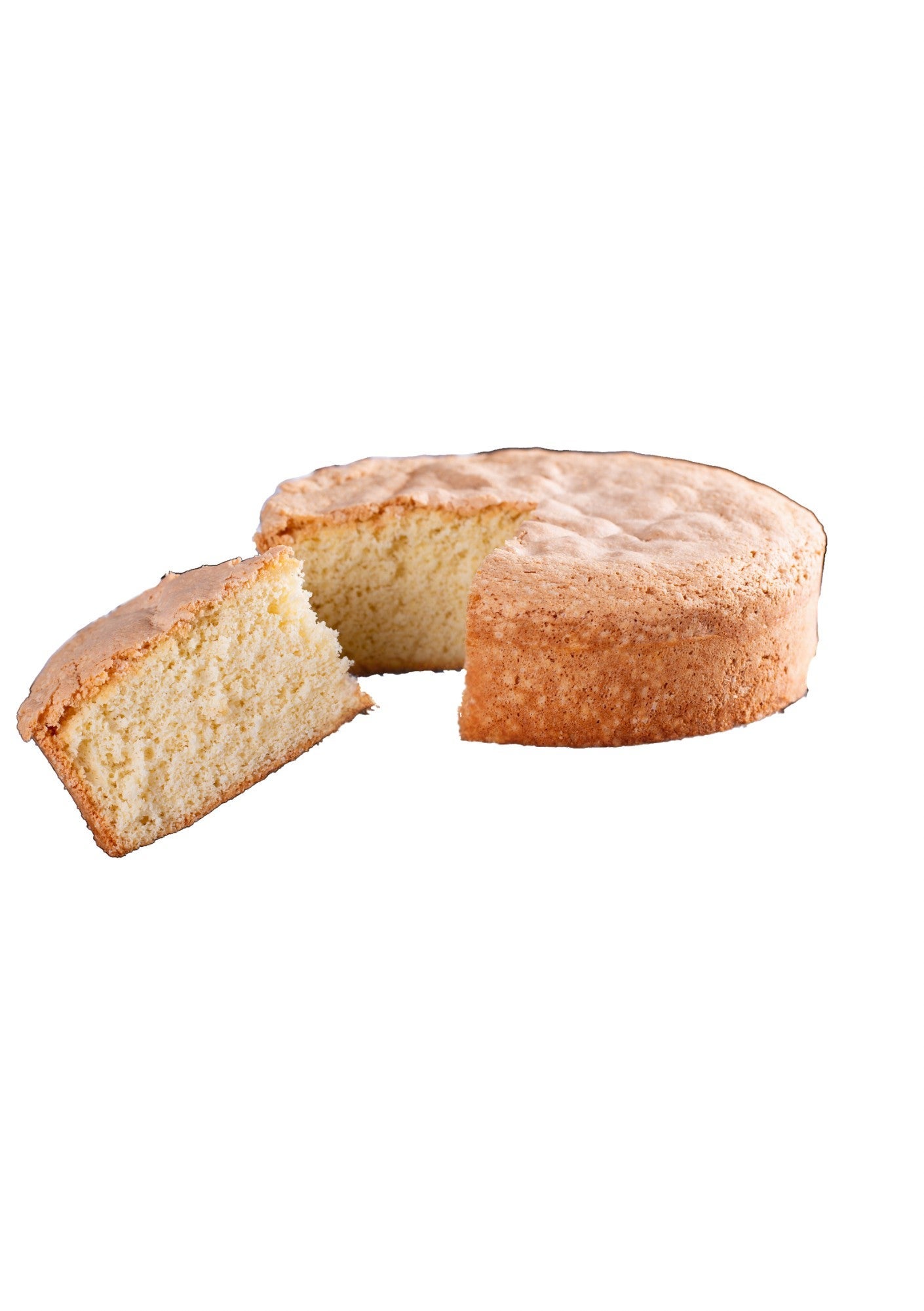 Banana cake and custard