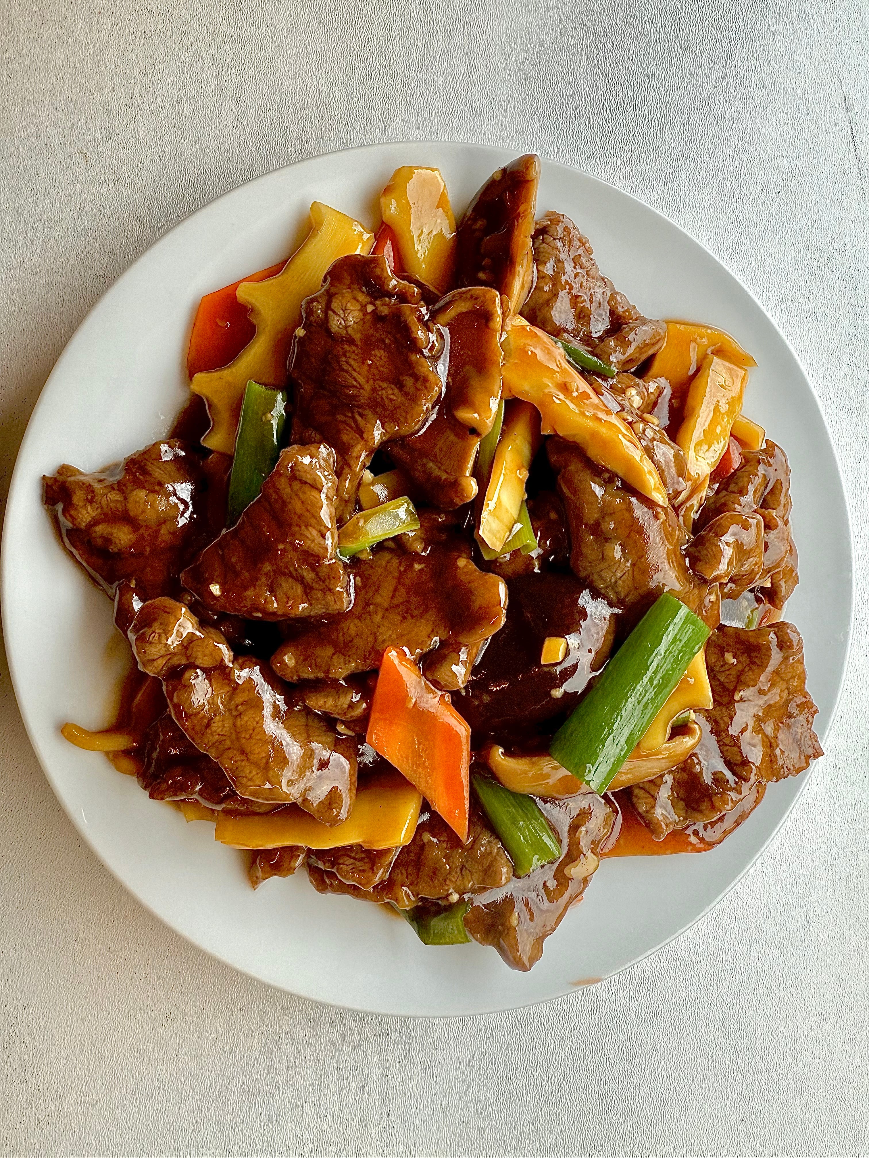 Beef with Ginger & Spring Onions 葱姜炒牛肉
