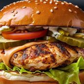 Chicken Burger (Grilled Breast)