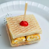 Cheese Omelet Sandwich