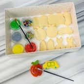 School Supplies Cookie Decorating Box