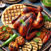 Grill chicken full