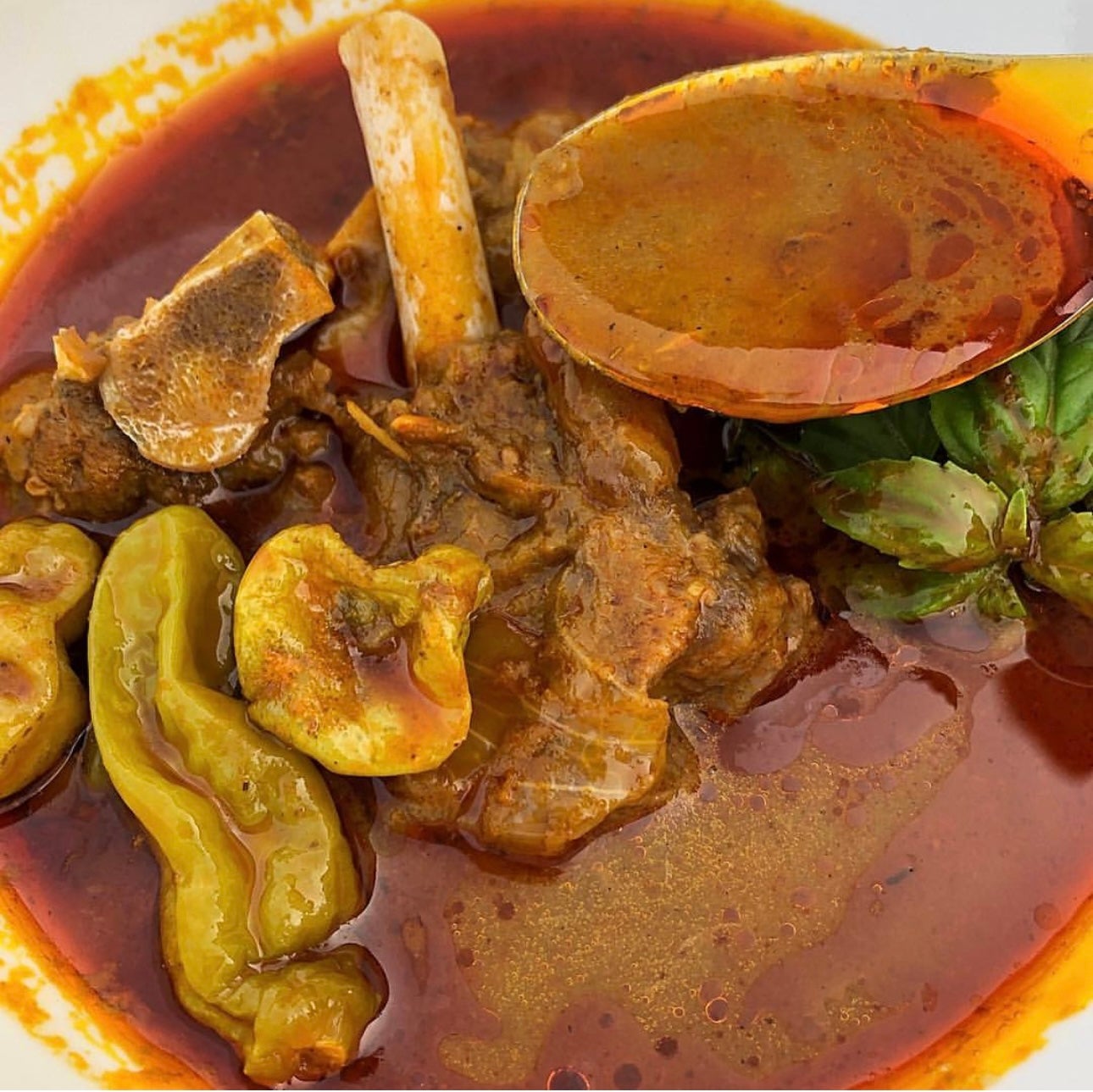 Fufu and Palm-nut  soup