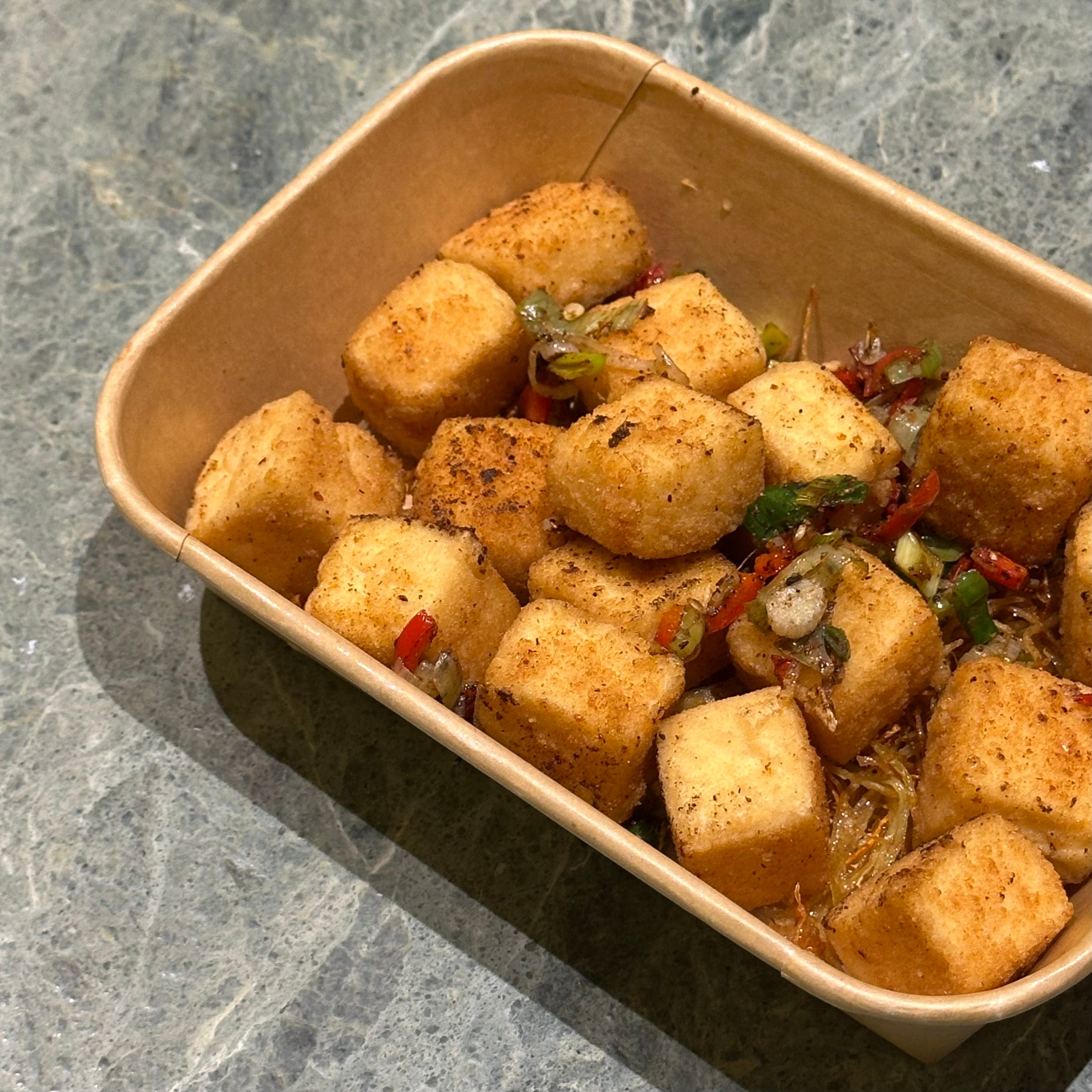 椒盐豆腐 Salt & Pepper Tofu Cubes (V)