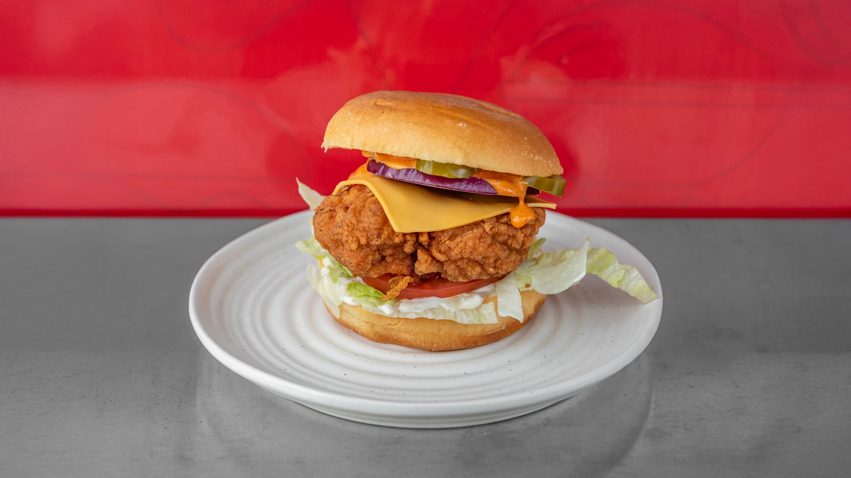 Supreme Zinger Burger Meal with free 3 chicken wings